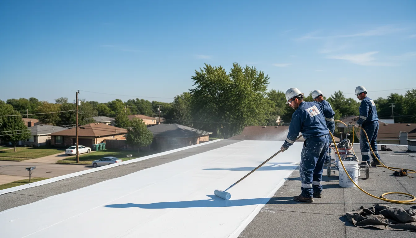 Commercial roof coating in Sardis, MS near me
